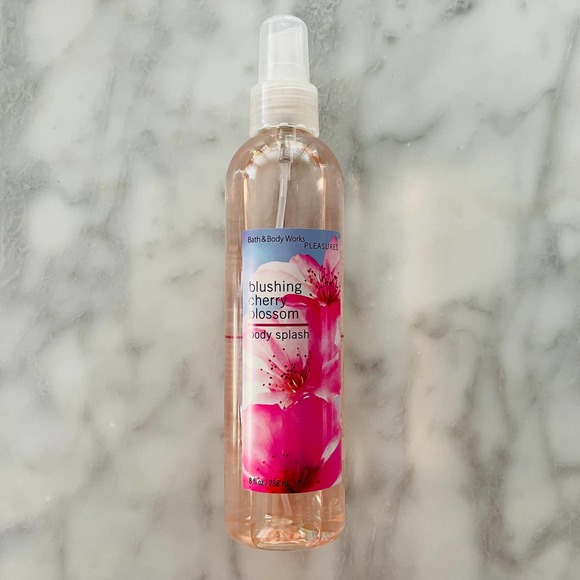 Bath & Body Works Blushing Cherry Blossom Body Splash Spray 99% 8oz Full Size - Picture 1 of 3